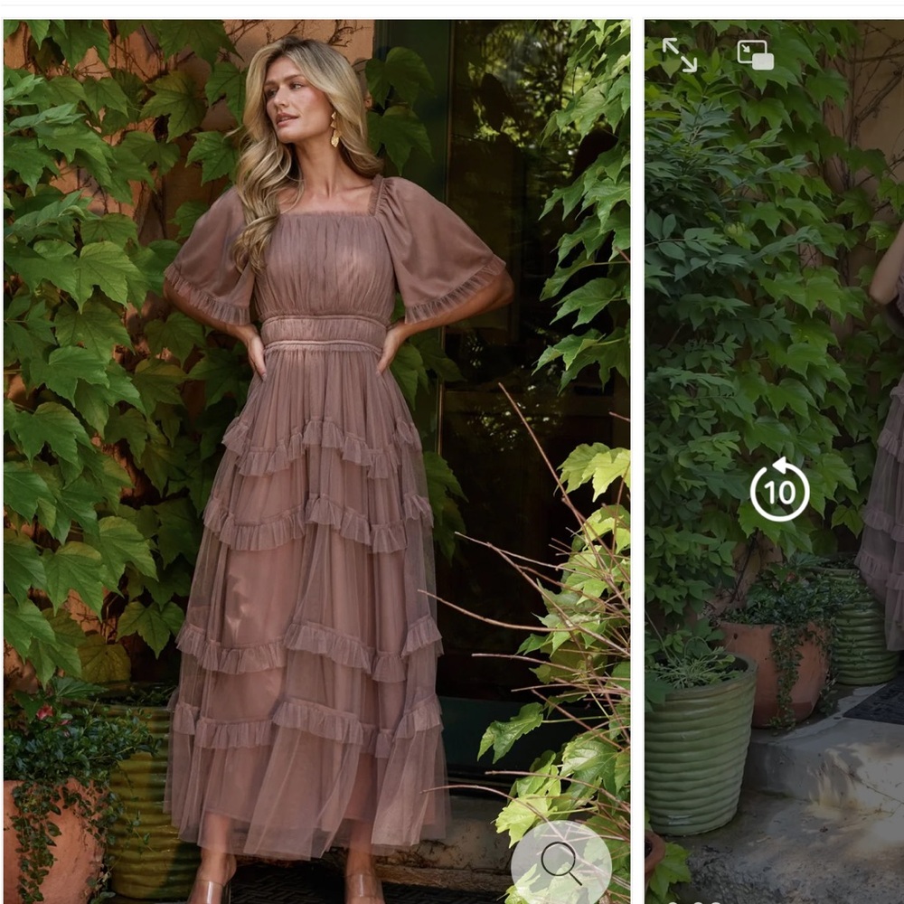 Baltic Born Brown Maxi Dress